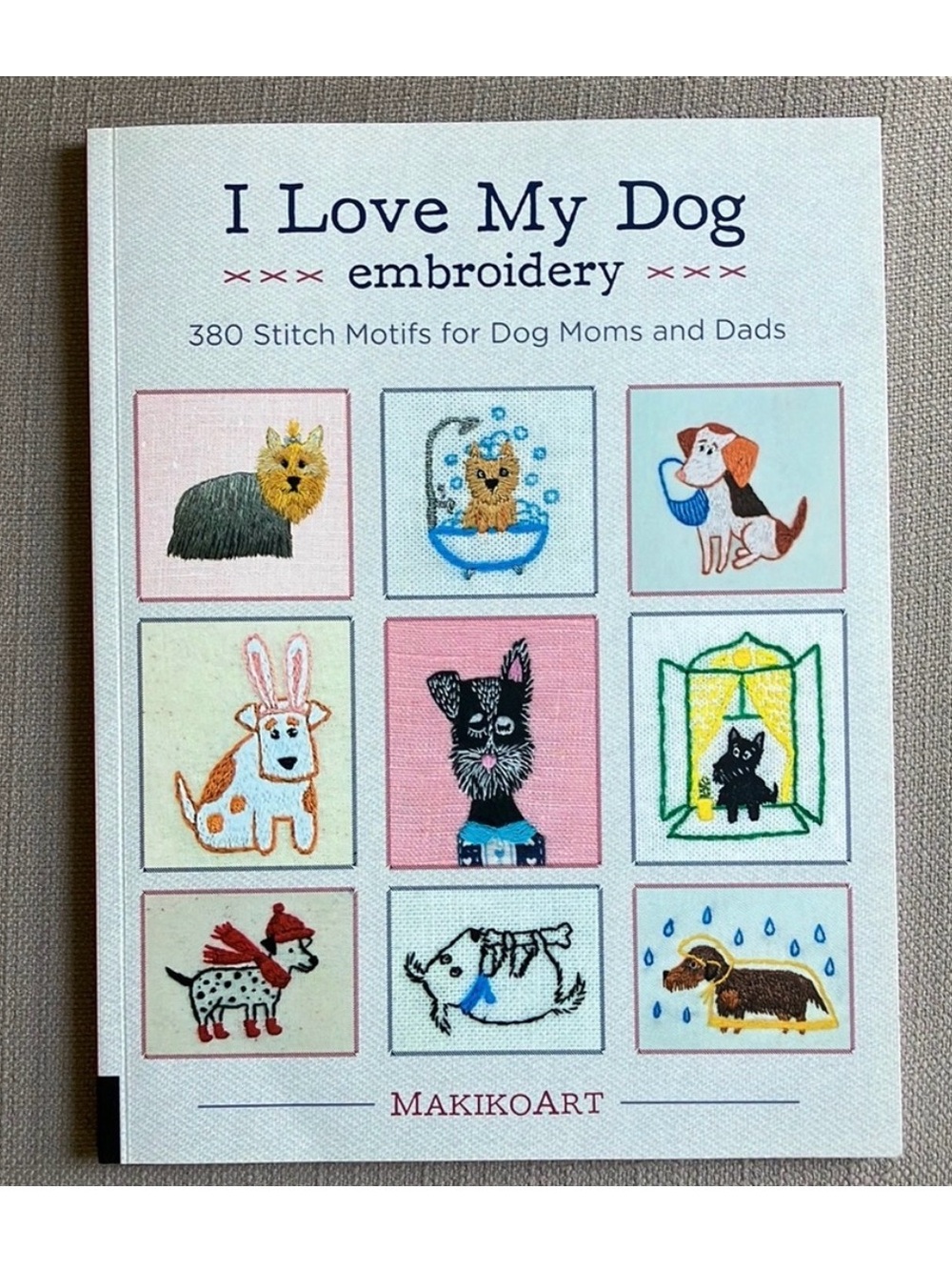 “I Love My Dog Embroidery” book!